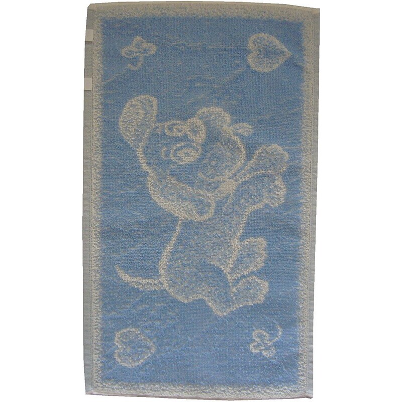 Frotex Dětský ručník Pejsek světle modrý 30x50 cm