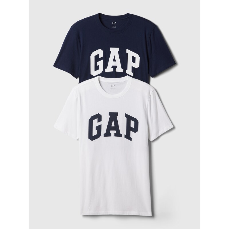 GAP Pánské Bavlněné tričko s logem, 2 ks 885595-01