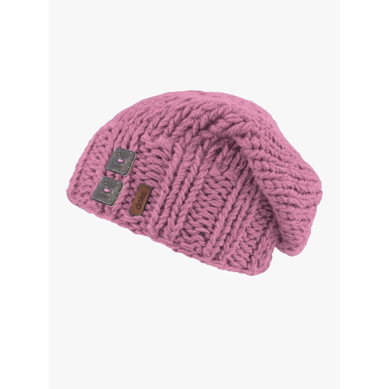 DOKE Dětská pletená čepice B lilac