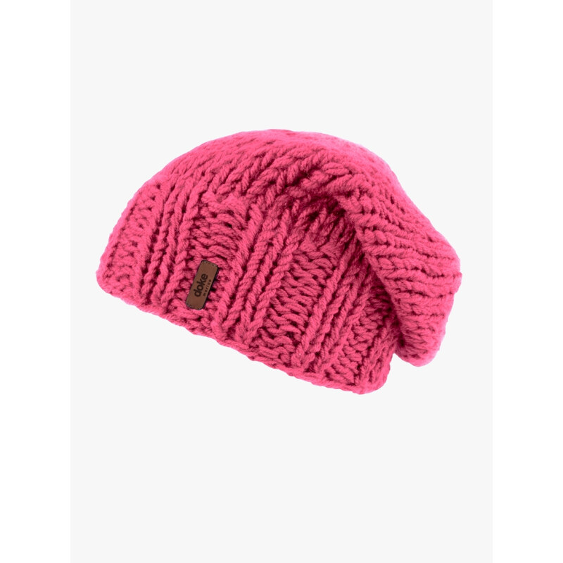 DOKE Merino pletená čepice roy coral