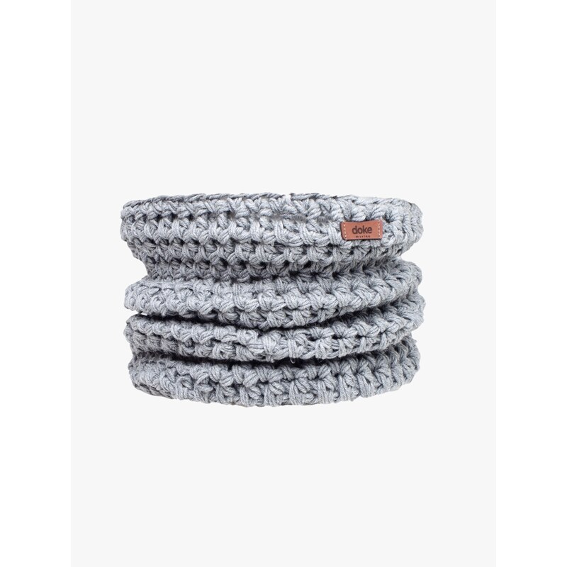 DOKE Merino háčkovaný nákrčník light 109650089