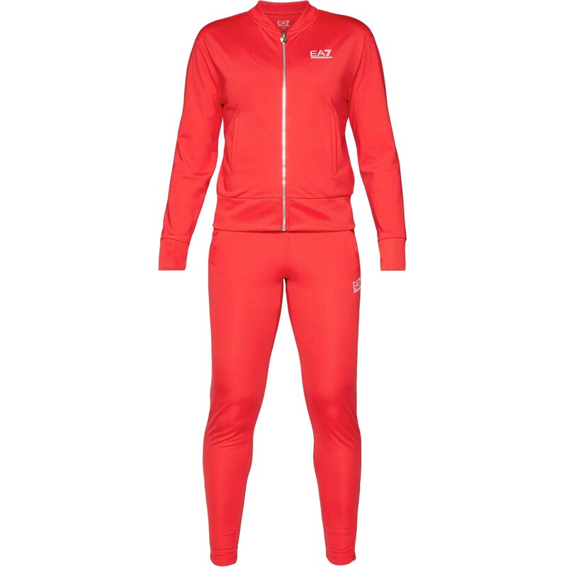 EA7 Emporio Armani Joggingová souprava jasně červená / bílá 109650201