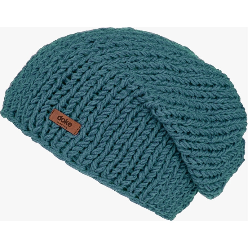 DOKE Merino pletená čepice roy aqua 110596088