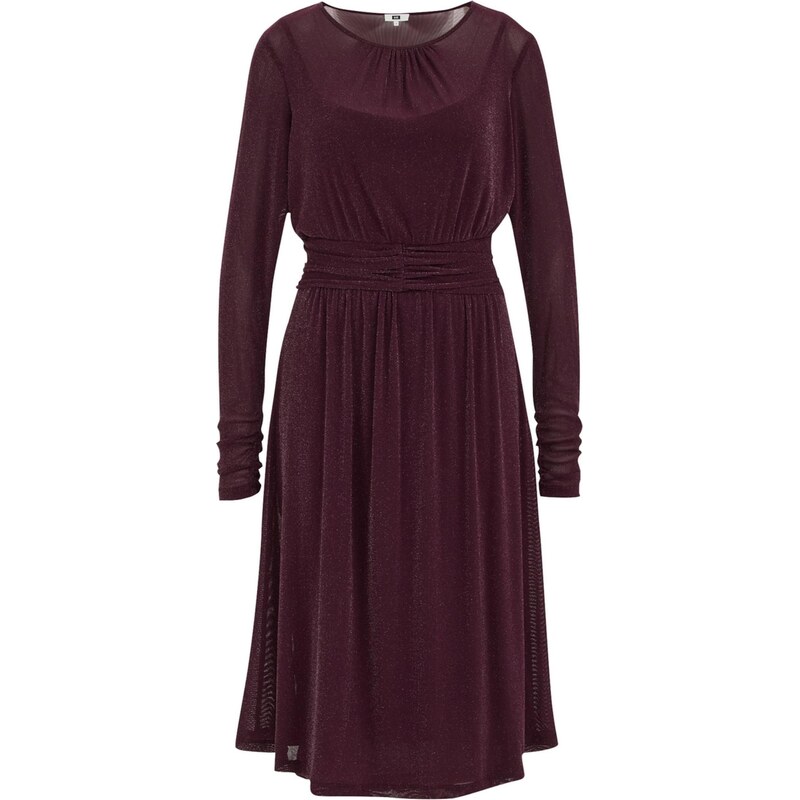 WE Fashion Šaty burgundská červeň