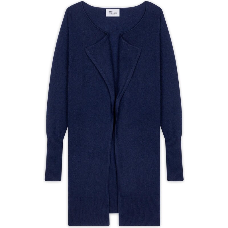 JUST CASHMERE Kardigan BROOKE námořnická modř