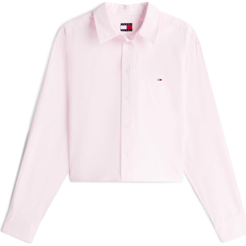 Tommy Jeans Halenka pastelově růžová