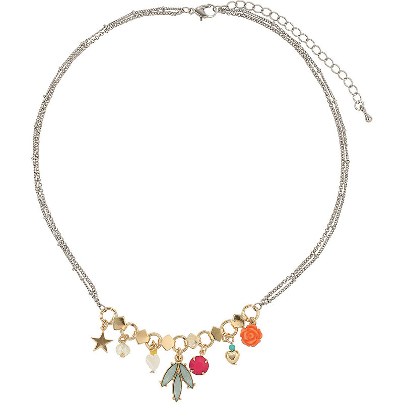 Topshop Assorted Ditsy Charm Necklace