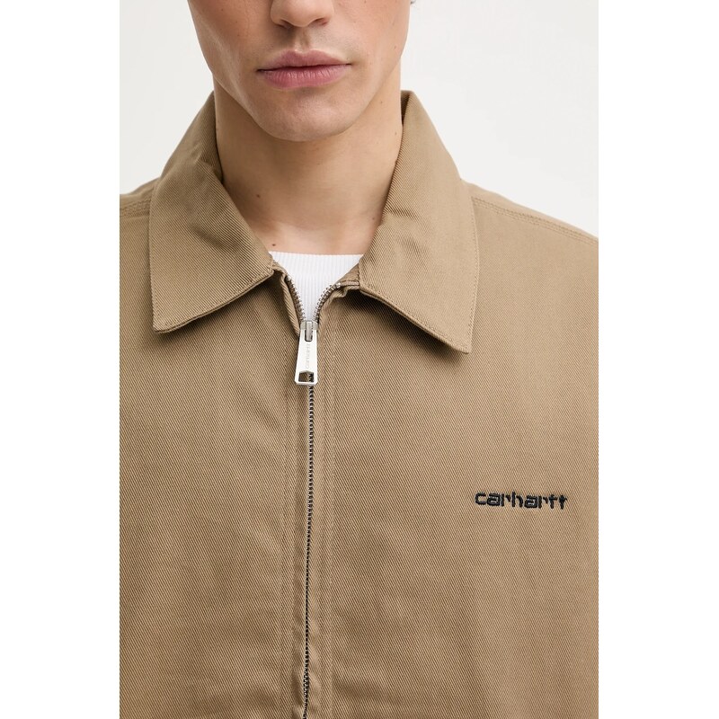 Džínová bunda Carhartt WIP Module Script Jacket