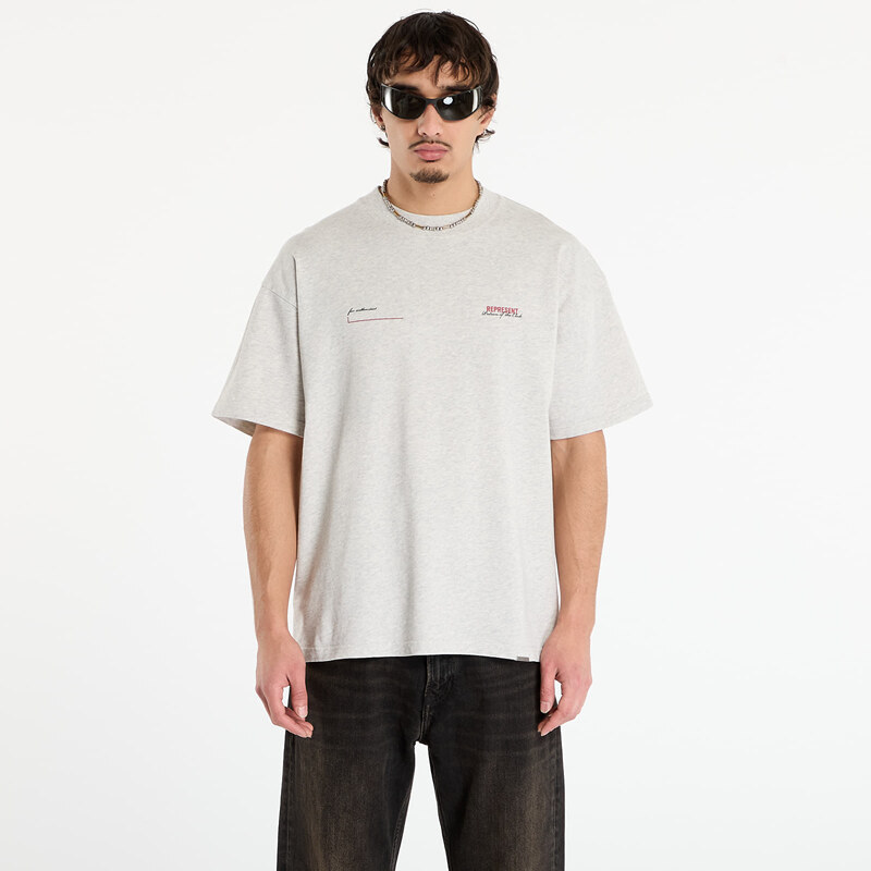 Tričko REPRESENT Patron Of The Club T-Shirt UNISEX Cream Marl S