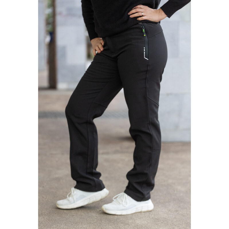 Temster Zateplené softshellové kalhoty LATE [23271] Barva: zelený zip, 109655223