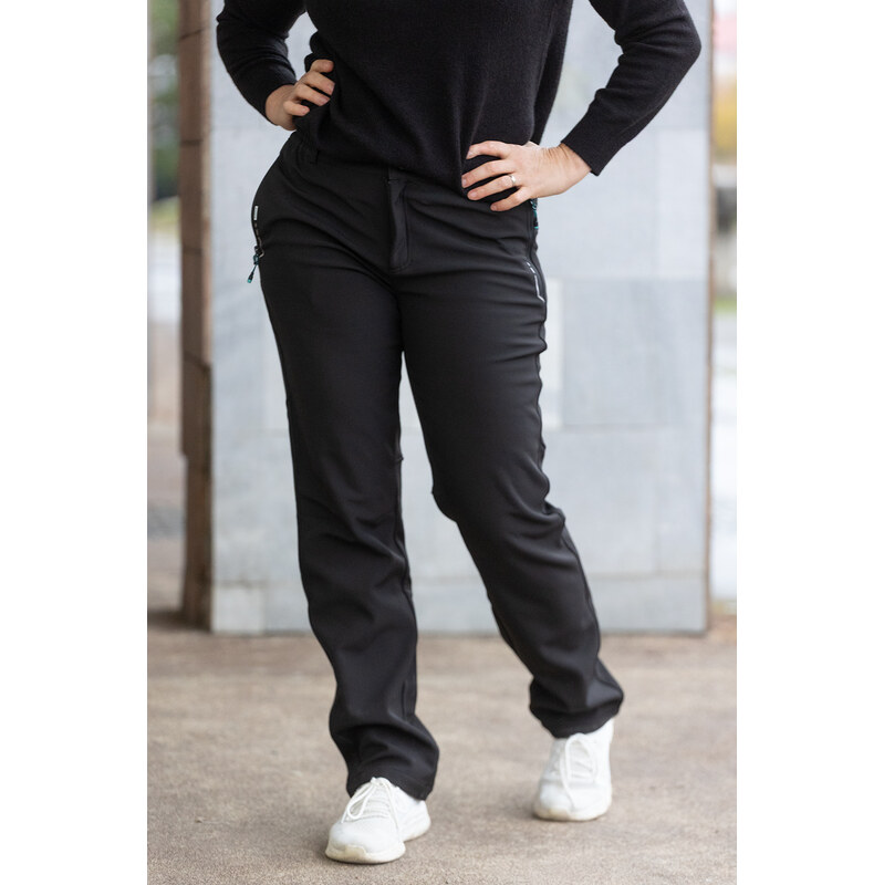 Temster Zateplené softshellové kalhoty LATE [23271] Barva: Modrý zip, 109655224