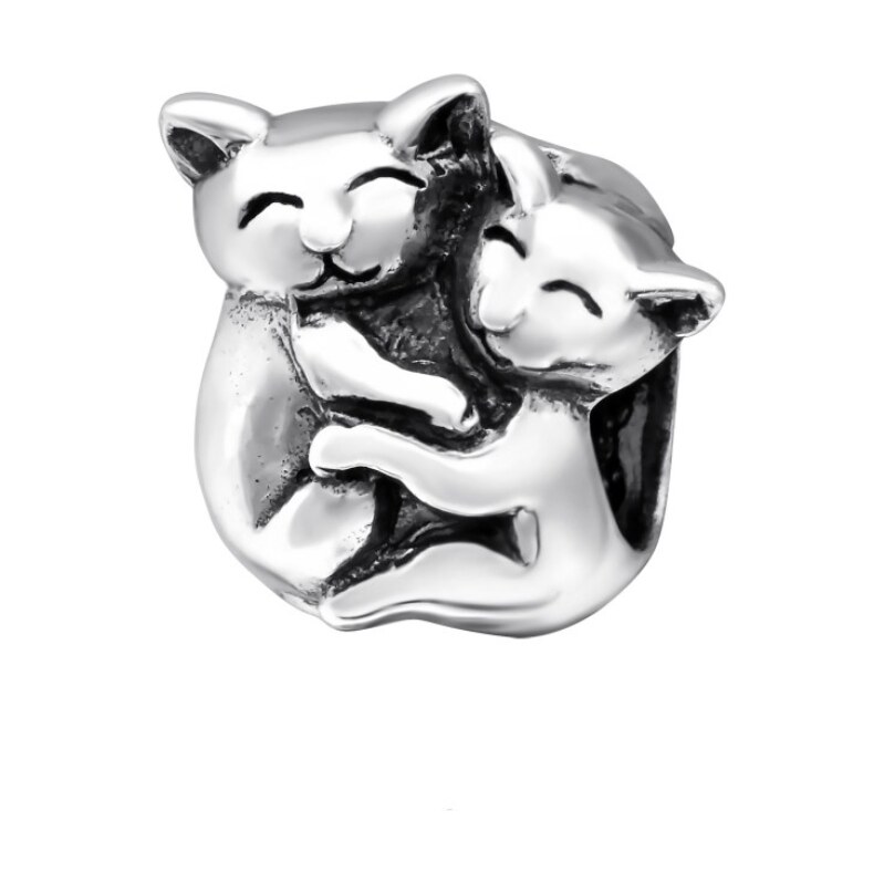 MAJYA MAY STORY stříbrný korálek TWO CATS 11928 109657166
