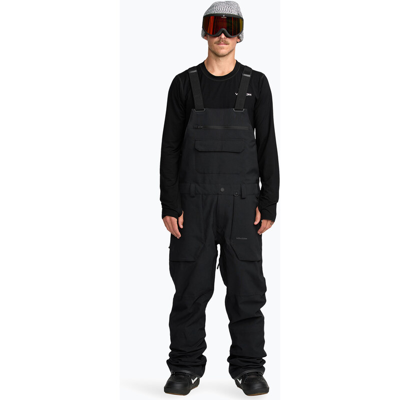 Pánské snowboardové kalhoty Volcom Roan Bib Overall black