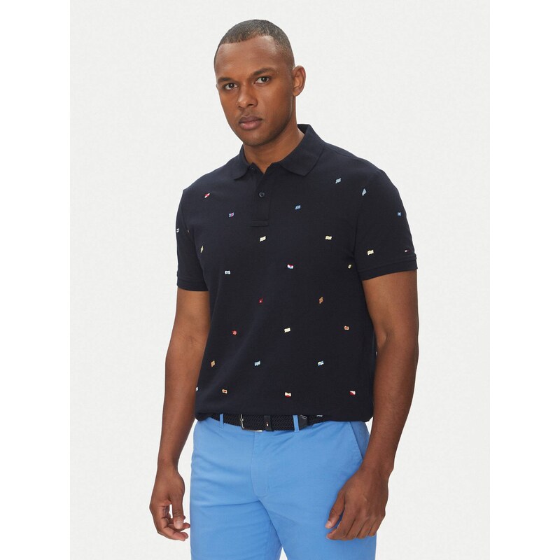 Tommy Hilfiger Tommy Jeans pánské tmavě modré polo tričko