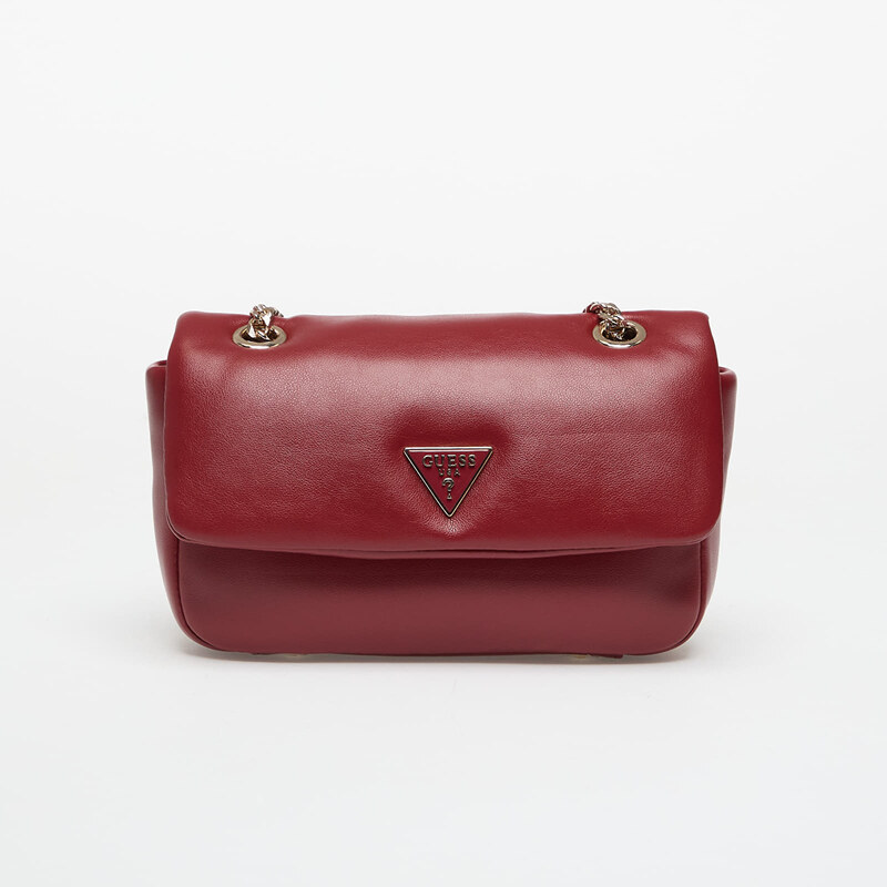 Kabelka GUESS Sunetra Mini Convertible Crossbody Flap Red