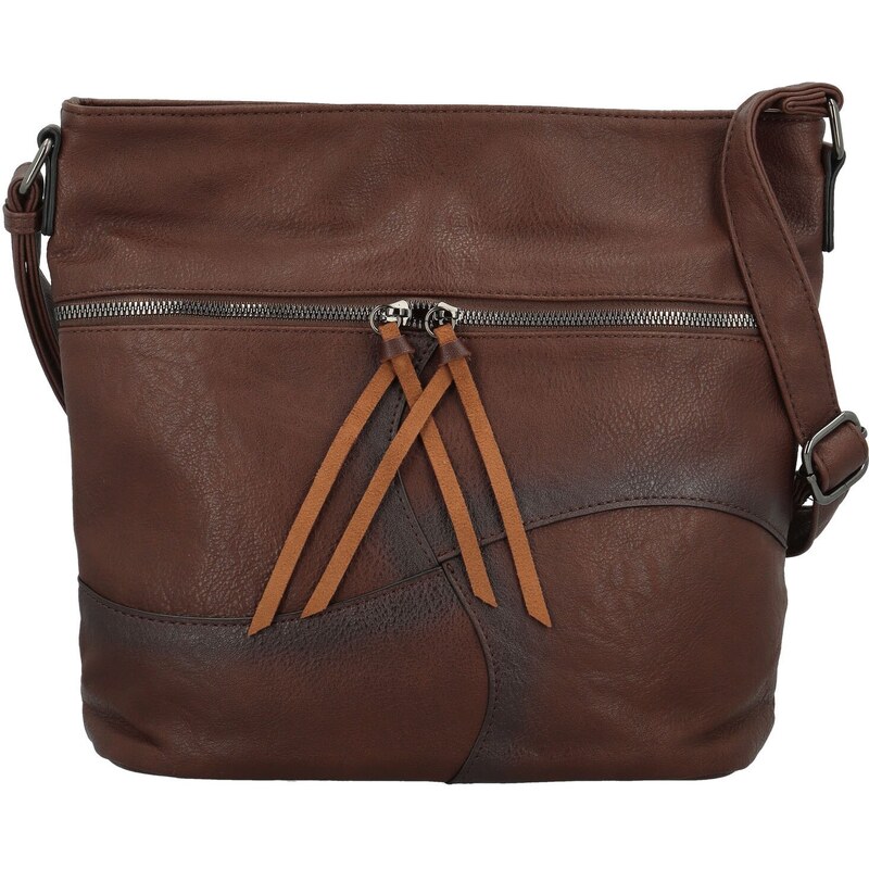 INT COMPANY Stylová dámská koženková crossbody kabelka Herta,