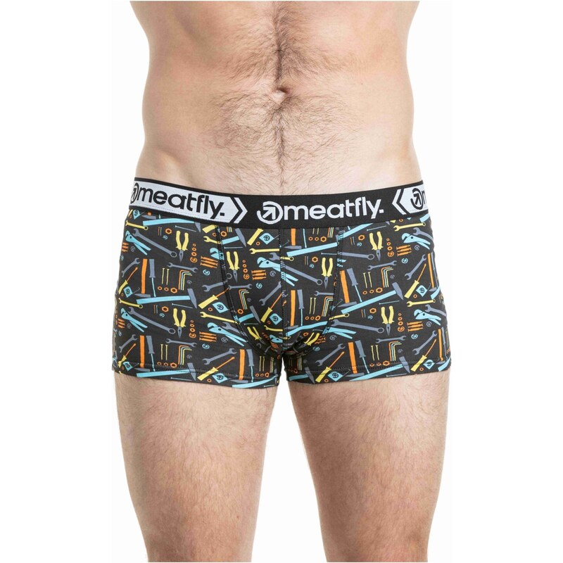 Meatfly pánské boxerky Balboa Double Pack Tools | Mnohobarevná