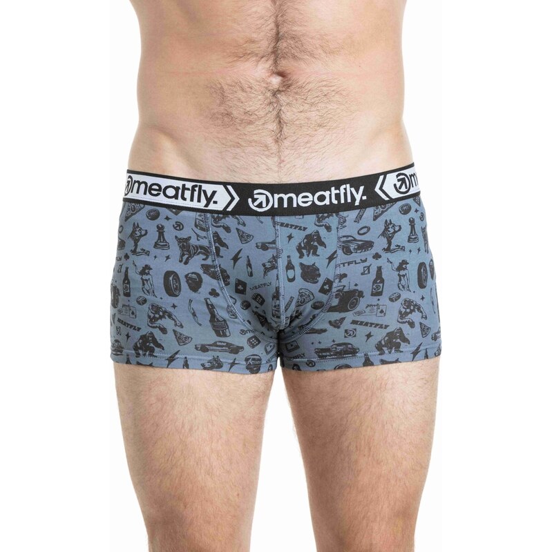 Meatfly pánské boxerky Balboa Double Pack Riot Act Seamless |