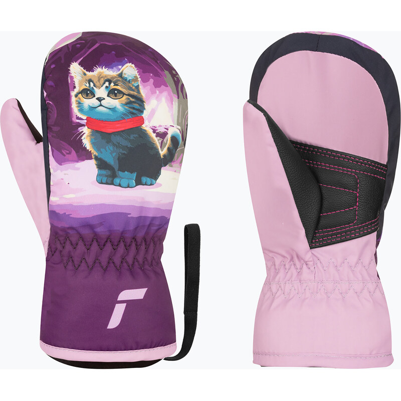 Dětské lyžařské rukavice Reusch Scottie Mitten cat