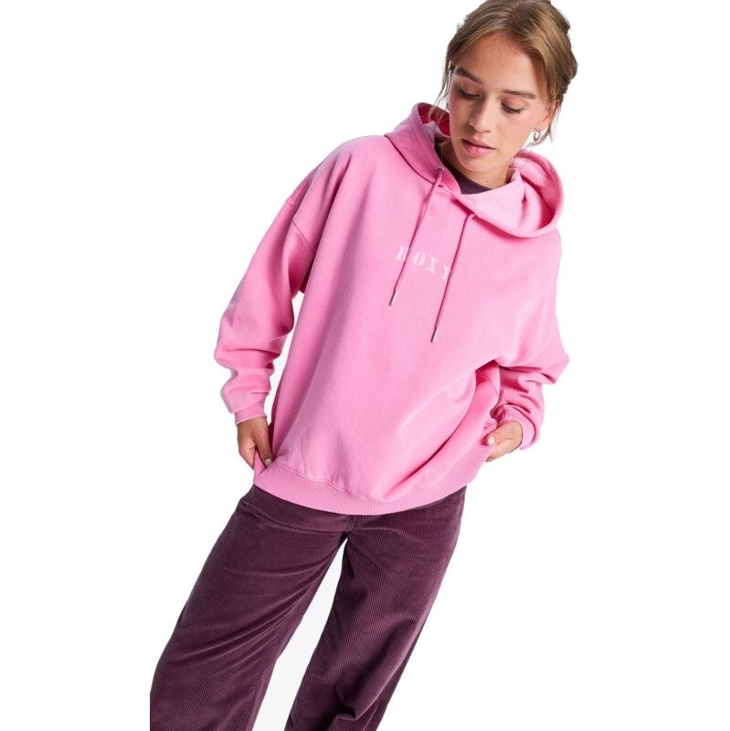 MIKINA ROXY Lineup Oversized Hoodie WS - růžová - 109667020