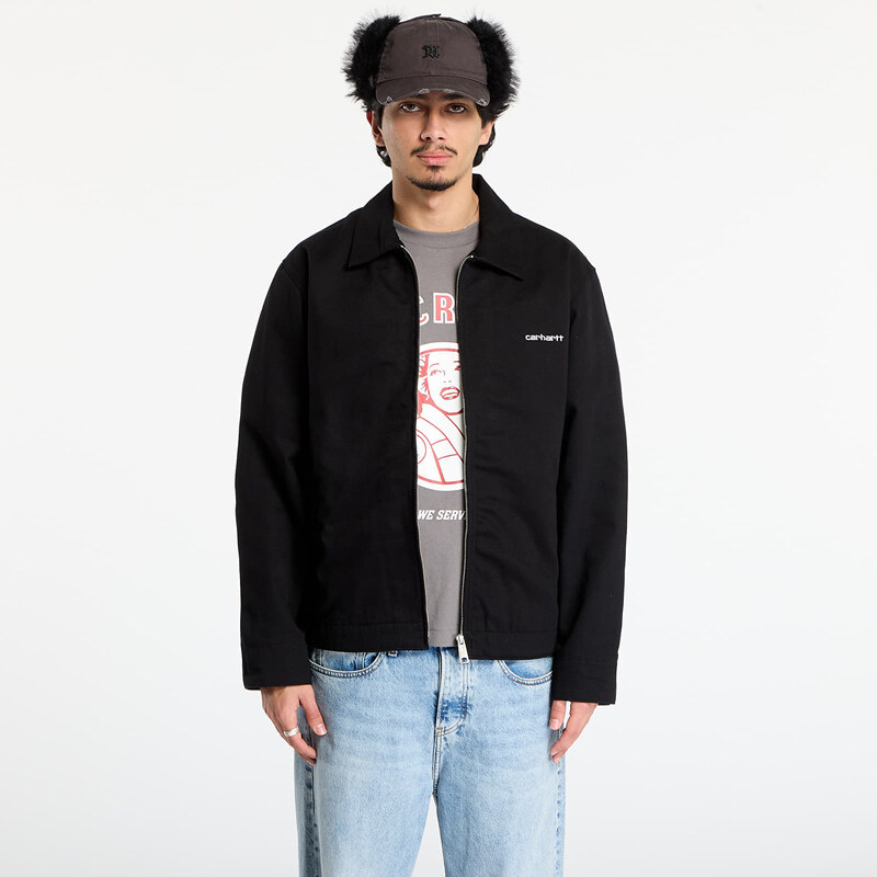 Bunda Carhartt WIP Module Script Jacket UNISEX Black/ White