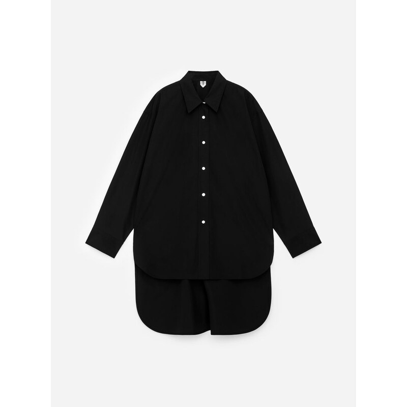 H&M - Prodloužená košile - černá 109668406
