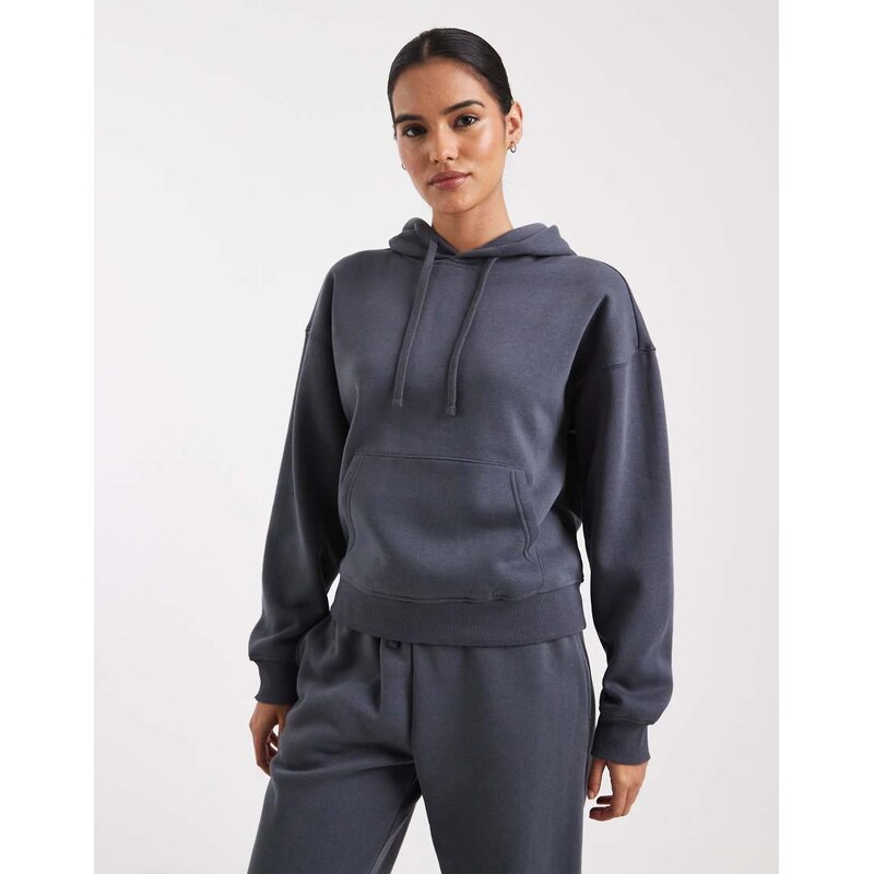 ONLY jersey hoodie co-ord in blue 115515471
