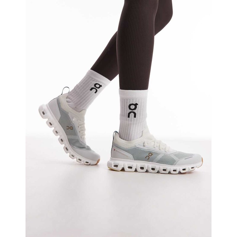 ON Cloud 6 Versa all day trainers in grey and green