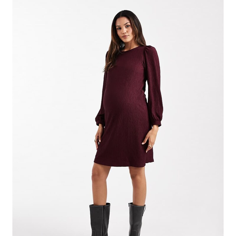 Vero Moda Maternity Vero Moda Materniy plisse blouson sleeve