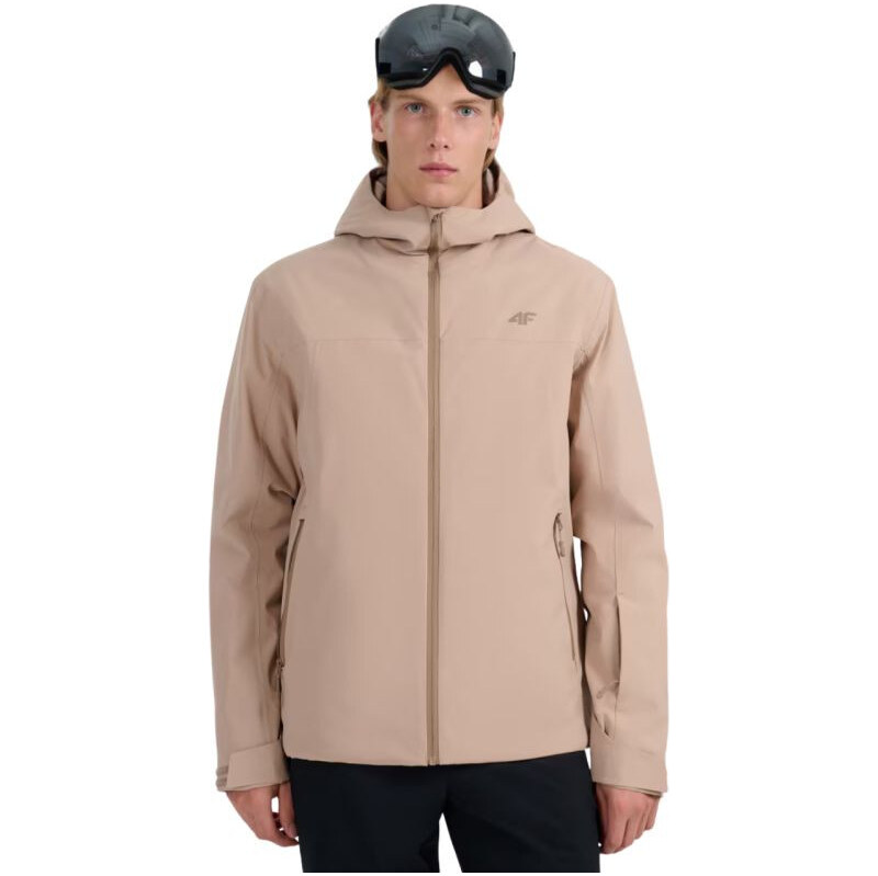 Pánská lyžařská bunda 4F M0787 beige 4FWAW25TTJAM0787 83S pánské