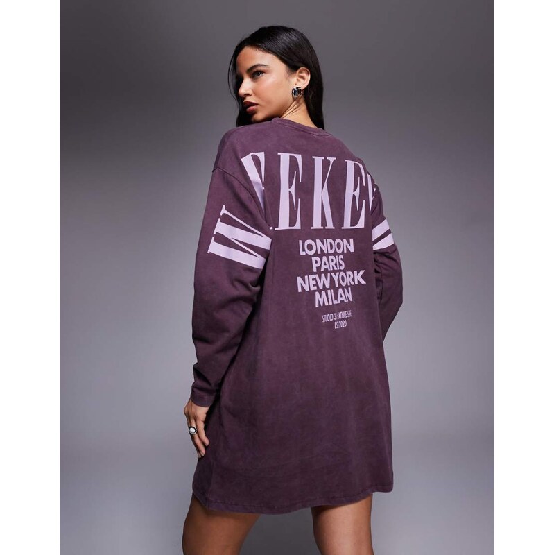 ASOS Weekend Collective Weekend Collective Icon long sleeve t-shirt 115515496