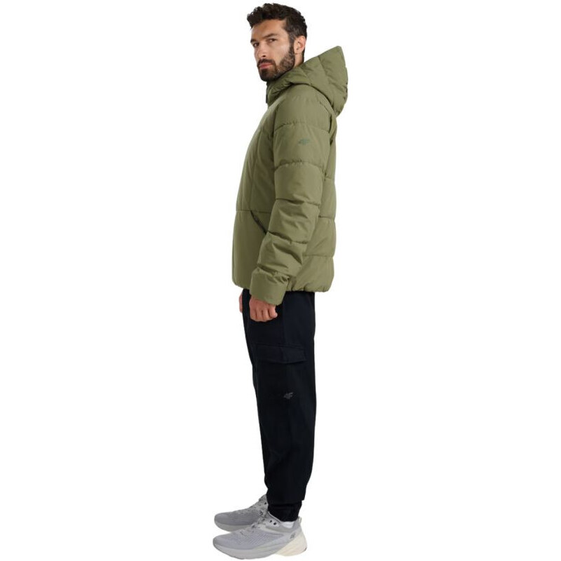 Pánská péřová bunda khaki WAW25TDJA 43S pánské model 21727034 -