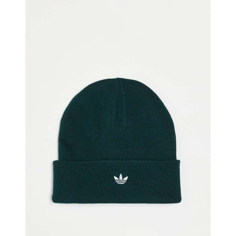 adidas Originals beanie with trefoil in green