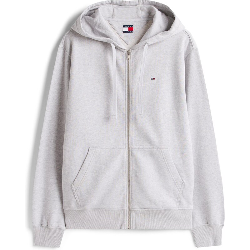 Tommy Jeans Mikina světle šedá