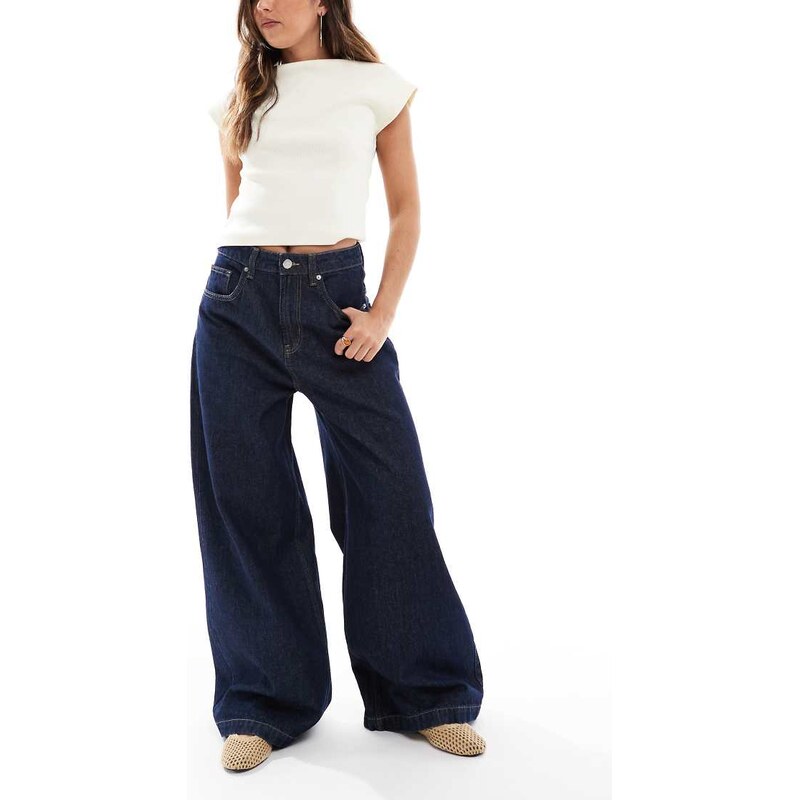 Cotton On 91 wide jean in blue 110433082