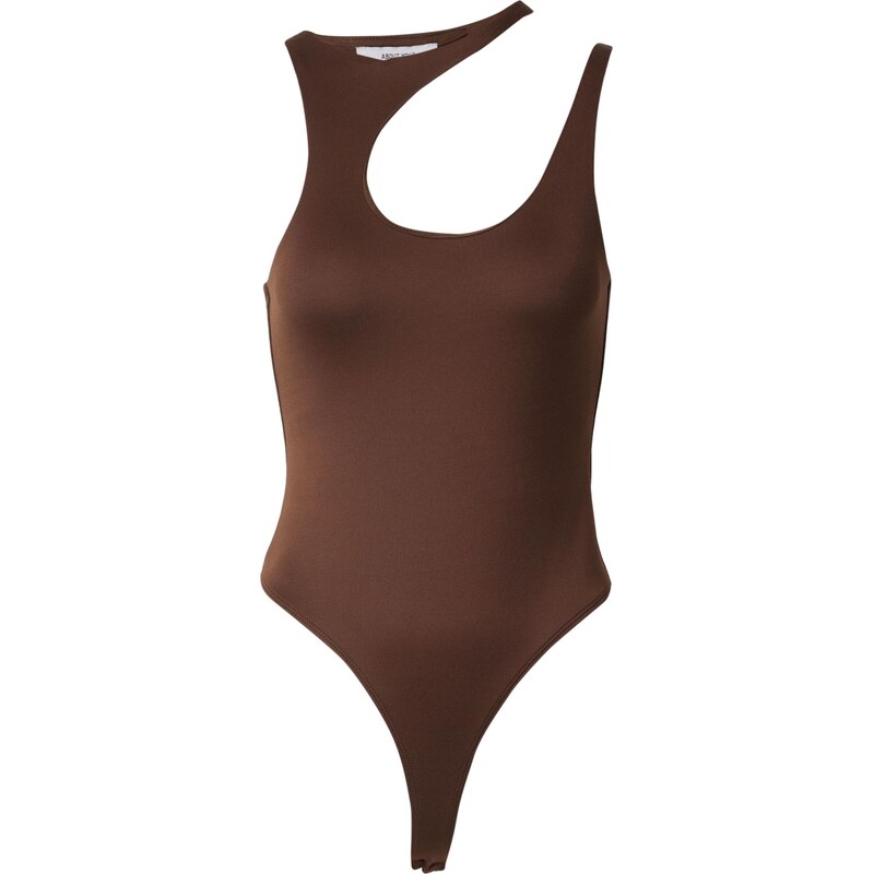 ABOUT YOU Tričkové body Fame hnědá 109676218