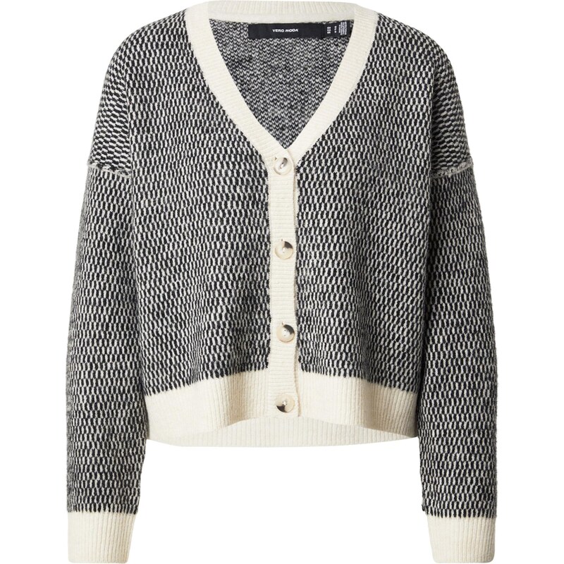 VERO MODA Kardigan VMFELIZE režná / černá 109716459