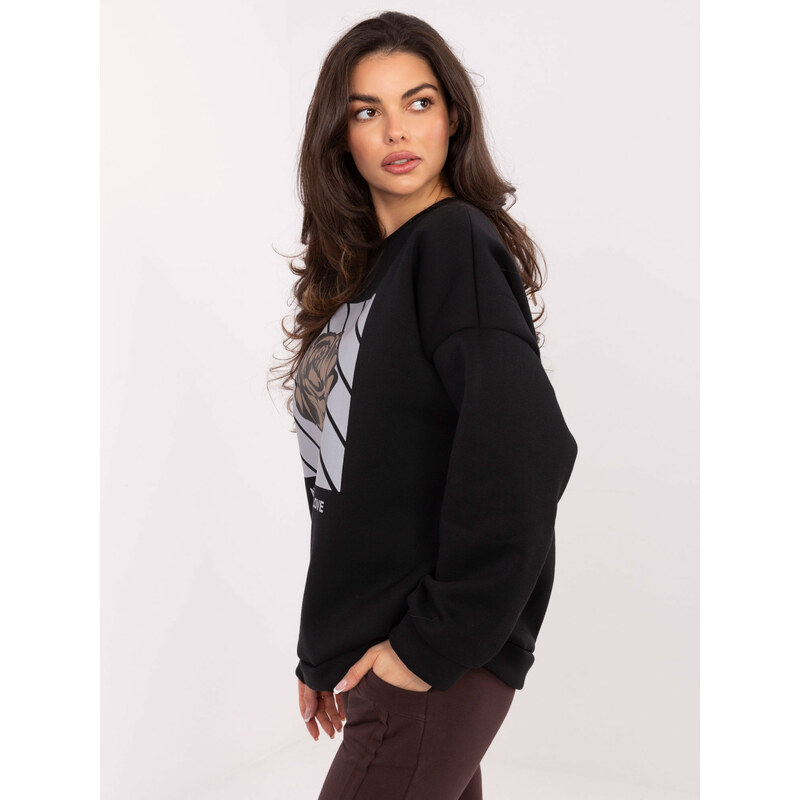Italy Moda Sweatshirt-MI-BL-4216.15-black