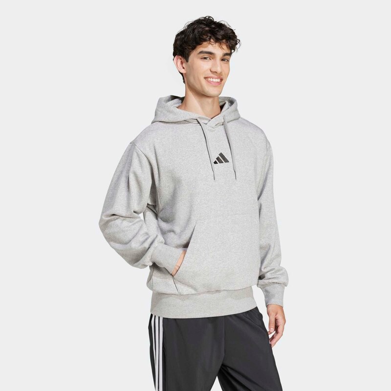 ADIDAS Pánská bavlněná mikina s kapucí