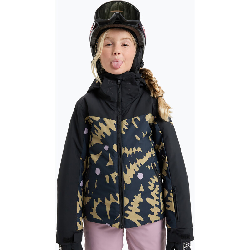 Dětská snowboardová bunda ROXY Free Jet Block fennel seed big