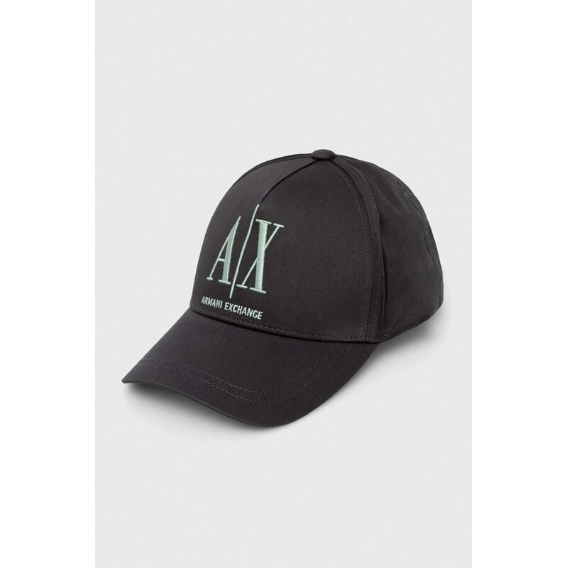 Bavlněná baseballová čepice Armani Exchange