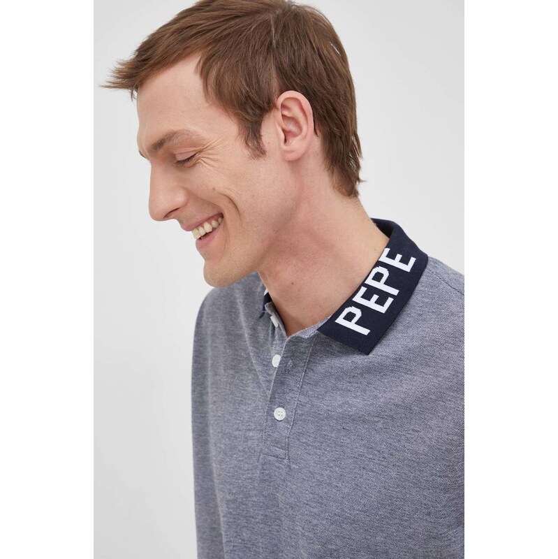 Bavlněné polo tričko Pepe Jeans Fabrice D