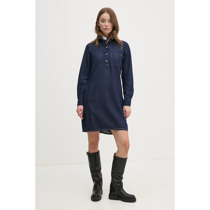 Pepe Jeans Džínové šaty Pepe Jeans REGULAR PULL-OVER DRESS