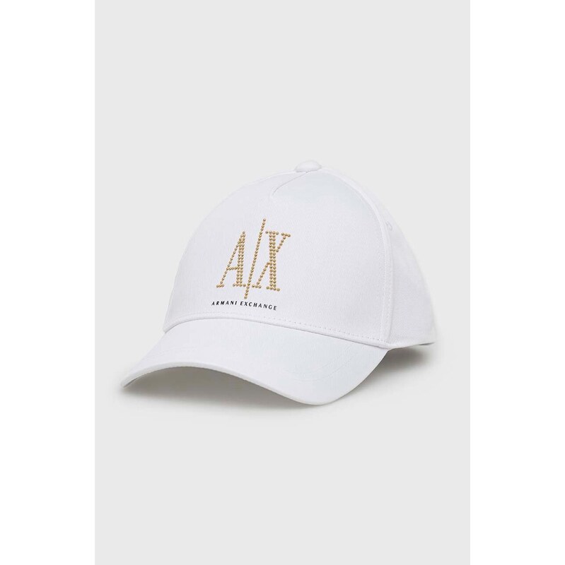 Bavlněná baseballová čepice Armani Exchange