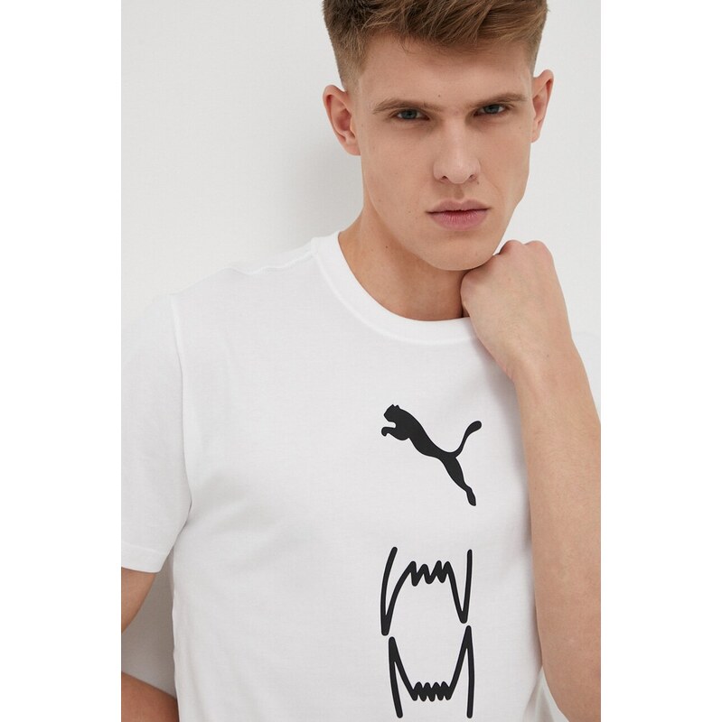 Bavlněné tričko Puma