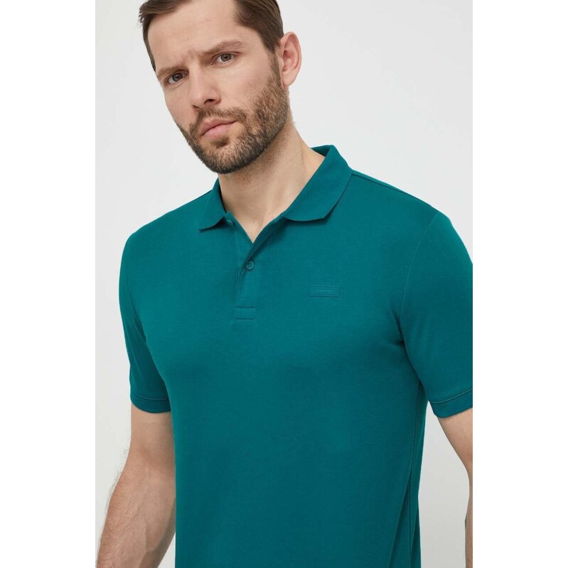 Calvin Klein Bavlněné polo tričko Calvin Klein