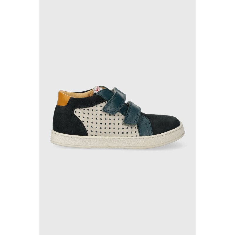 Pom Dapi Dětské kožené sneakers boty Pom Dapi