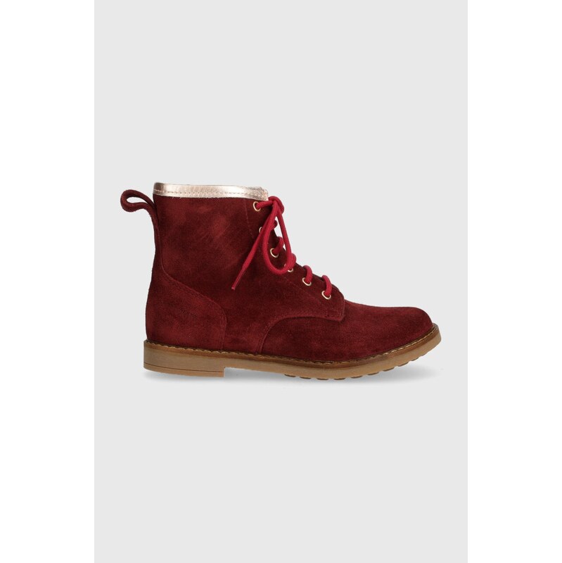 Pom Dapi Dětské semišové boty Pom Dapi TRIP HI LACE
