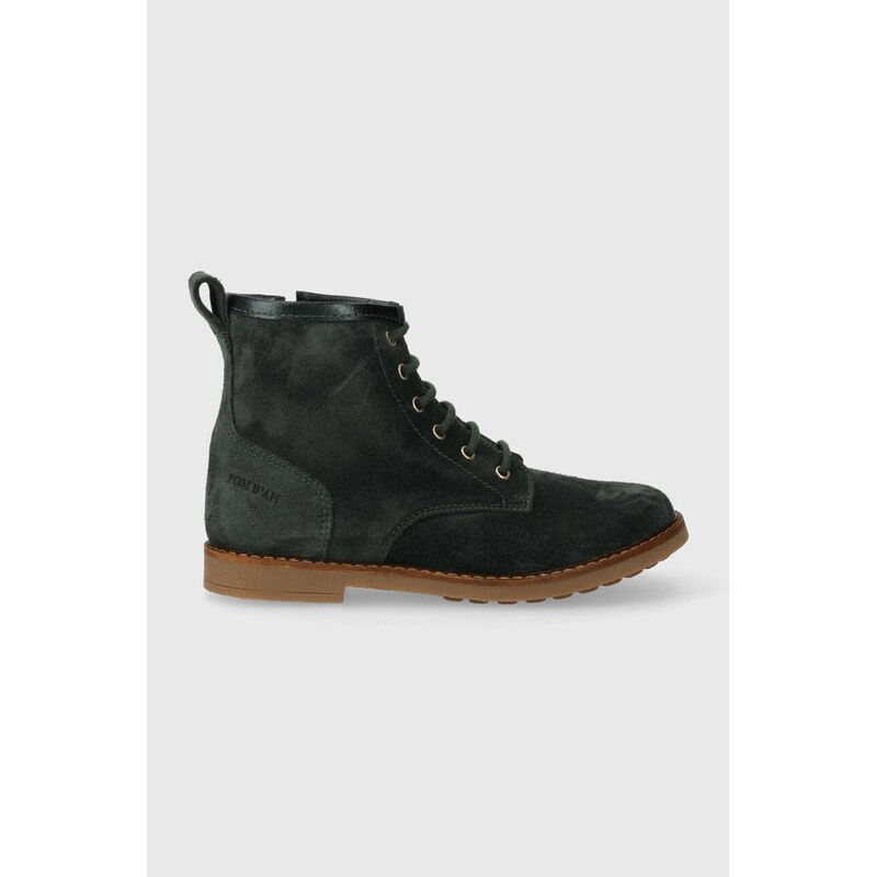 Pom Dapi Dětské semišové boty Pom Dapi TRIP HI LACE