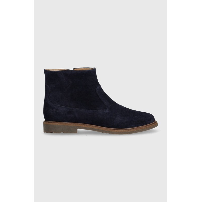 Pom Dapi Dětské semišové boty Pom Dapi SISTER BOOTS